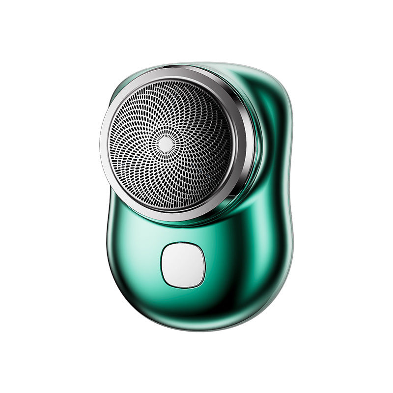 Mini afeitadora facial inalámbrica portátil, recargable por USB, eléctrica, en seco y húmedo, sin dolor, tamaño pequeño, para hombres.