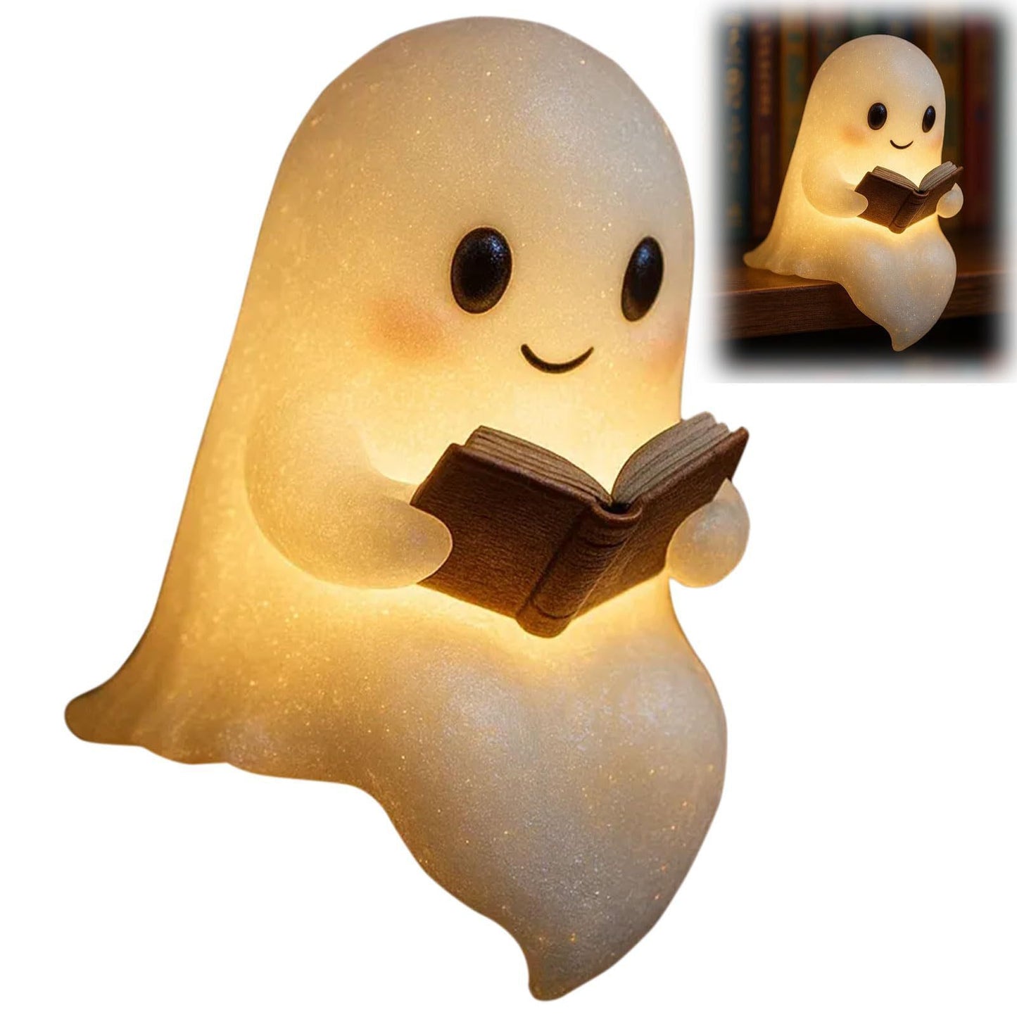 Bonita luz nocturna LED fantasma, luz nocturna para niños, regalo, lámpara de noche , decoraciones de Halloween.