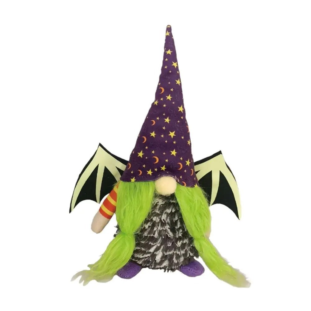 Murciélagos brillantes de Halloween, muñecos sin rostro, decoraciones de Halloween