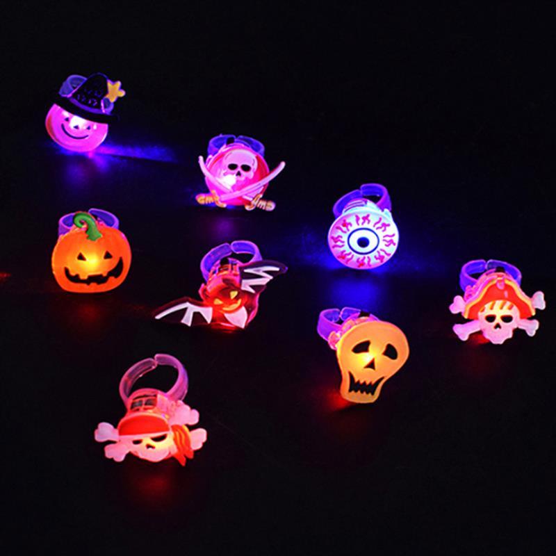 Adornos de Halloween Anillo de broche brillante de Halloween