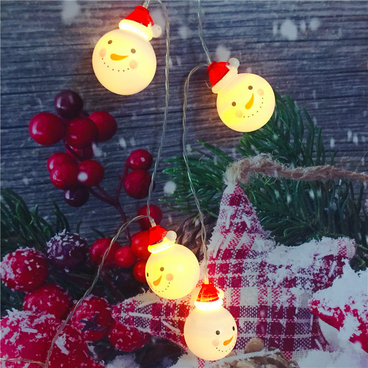 Guirnalda de luces navideñas para el hogar, exteriores, fiestas de Año Nuevo, Halloween, calabazas