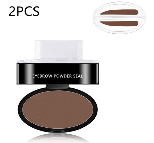 Kit de plantillas para tintar y sellar cejas en polvo, cosméticos, maquillaje profesional, resistente al agua, para realzar las cejas.