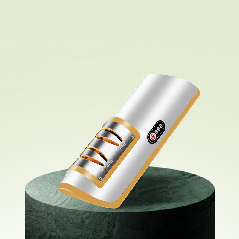 Usb Afilador de cuchillos eléctrico recargable SB, herramienta de cocina automática y ajustable para afilar rápidamente cuchillos, tijeras y amoladoras.