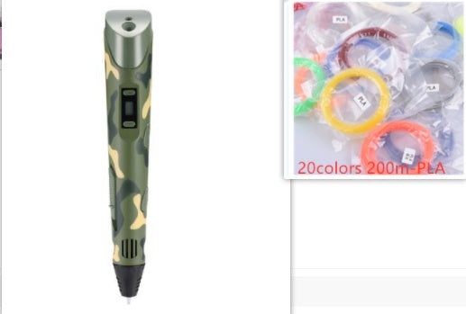 Bolígrafo de impresión 3D, bolígrafo 3D de dos generaciones, grafiti, pincel estereoscópico 3D, rompecabezas para niños, juguetes de pintura