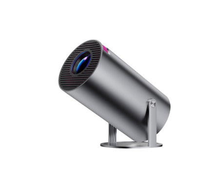 Proyector portátil pequeño y recto para uso doméstico, ángulo de proyección de 180 grados, enfoque automático, proyector de vídeo doméstico.