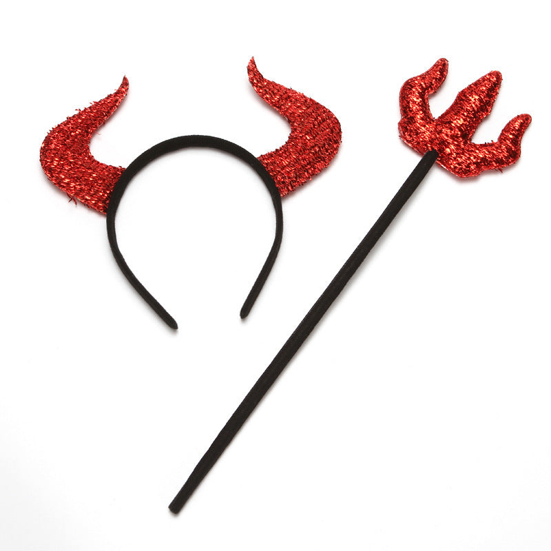 Diadema con hebilla para Halloween, decoración de Halloween