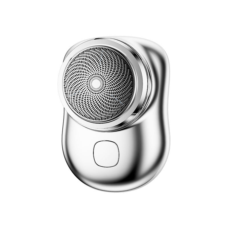 Mini afeitadora facial inalámbrica portátil, recargable por USB, eléctrica, en seco y húmedo, sin dolor, tamaño pequeño, para hombres.