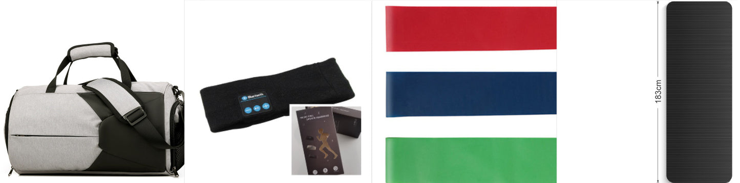 Diadema inalámbrica compatible con Bluetooth para yoga y fitness al aire libre