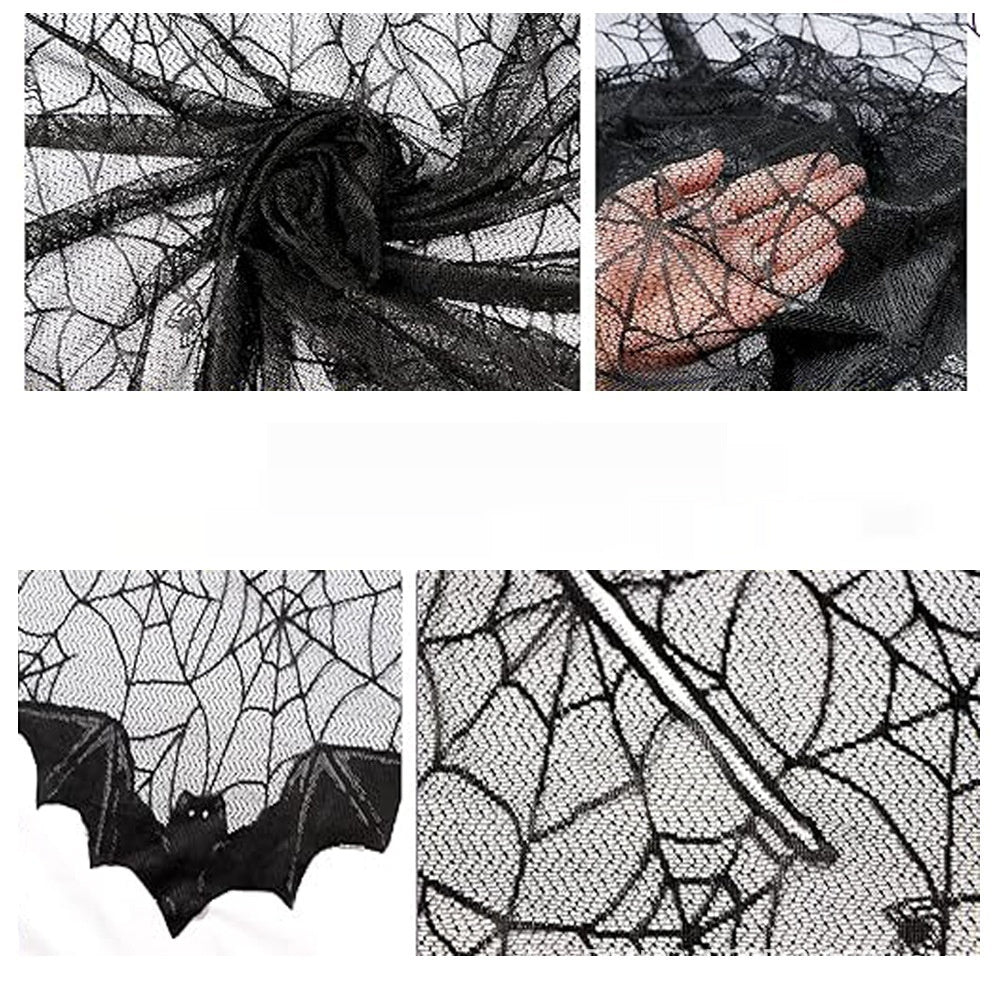 Capa de murciélago de Halloween Chal de actividades para fiestas de Halloween