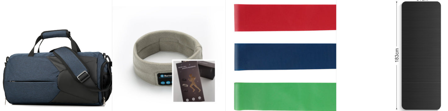 Diadema inalámbrica compatible con Bluetooth para yoga y fitness al aire libre
