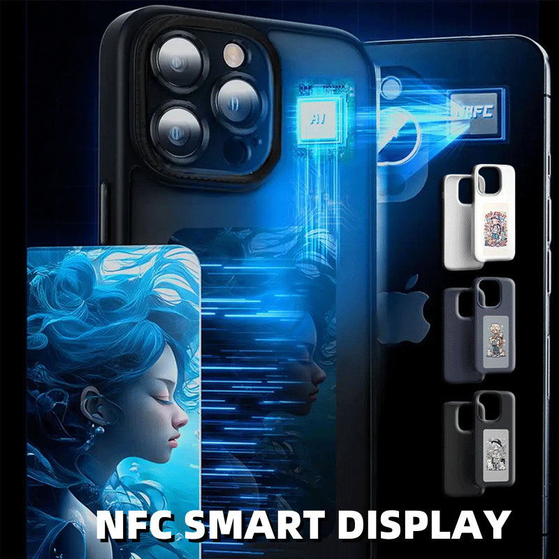 Funda para teléfono con pantalla de tinta electrónica, proyección ilimitada, personalizada, sin batería.