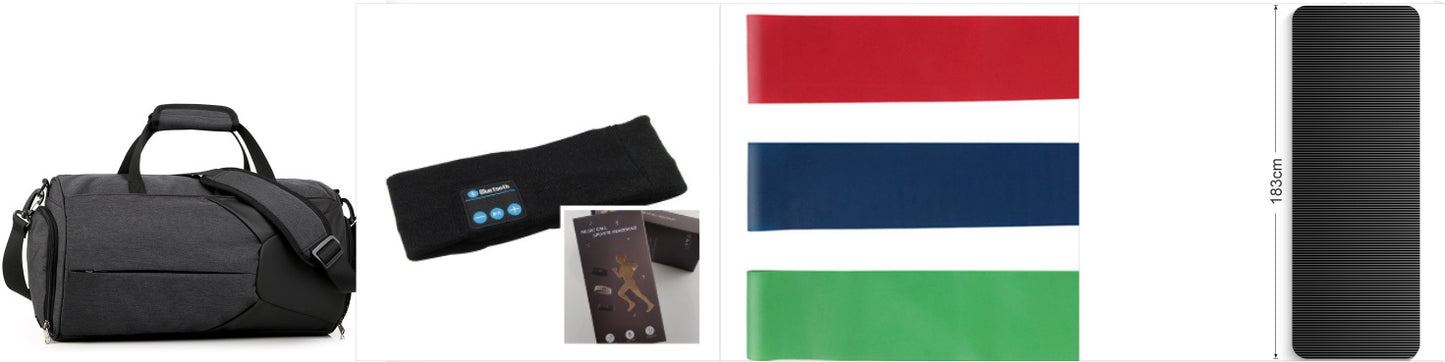 Diadema inalámbrica compatible con Bluetooth para yoga y fitness al aire libre