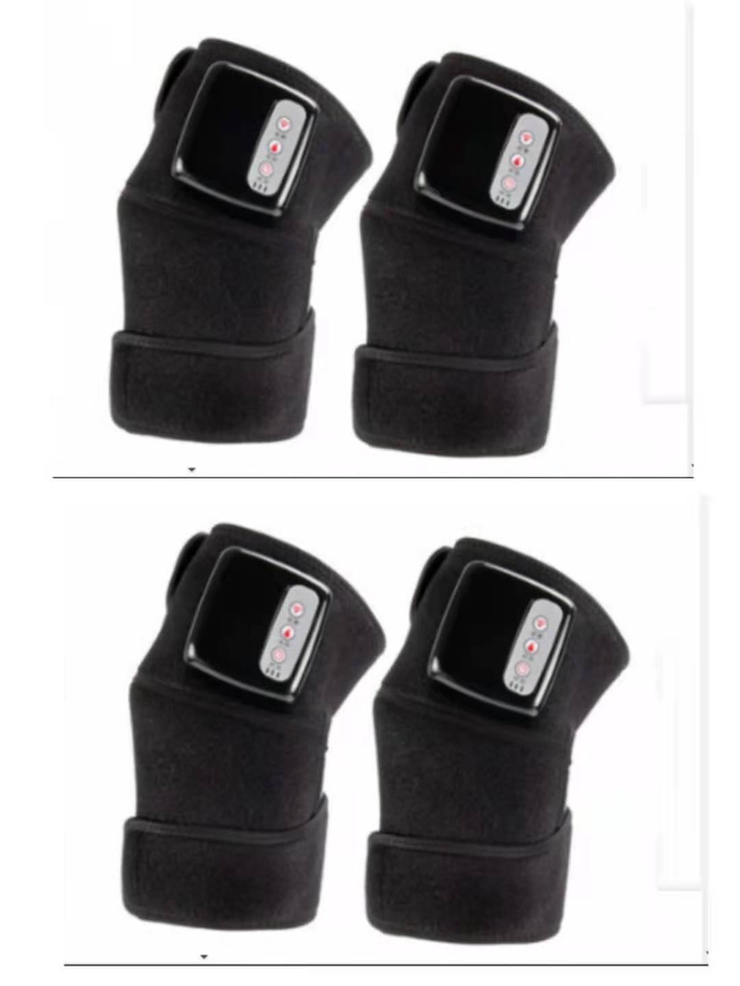 Masajeador eléctrico de rodilla con calefacción por infrarrojos, terapia de vibración, máquina de fisioterapia, masajeador para aliviar el dolor.