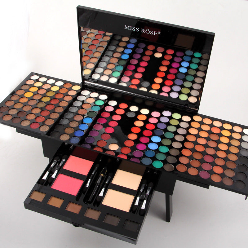 Paleta de maquillaje personalizada con forma de piano, 180 colores, sombras de ojos y rubor