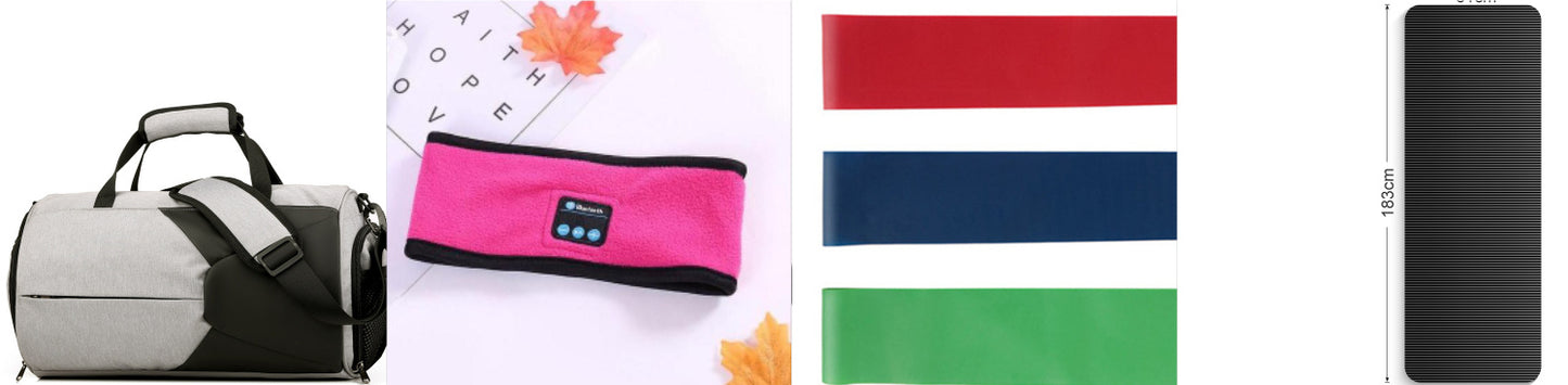 Diadema inalámbrica compatible con Bluetooth para yoga y fitness al aire libre