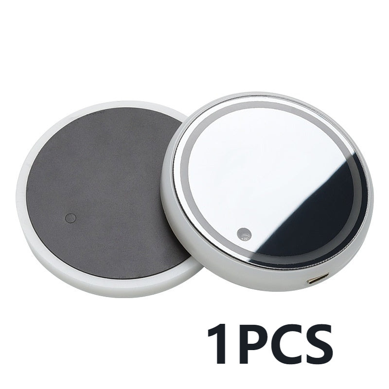 Posavasos colorido con luz LED, posavasos con carga solar y USB, antideslizante, luz ambiental para coche, automático.