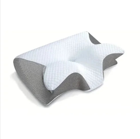 Ergonomic 2-in-1 Memory Foam Support Pillow