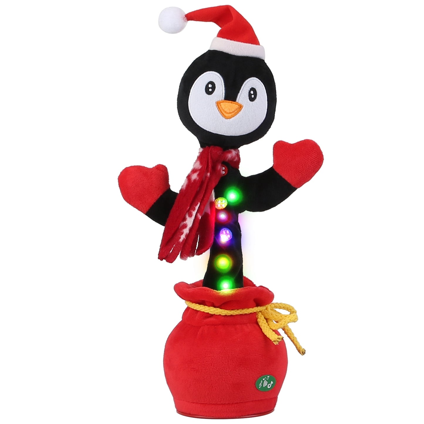 Dancing Christmas Plush Toy – Singing, Recording & Talking Back (Penguin / Moose)