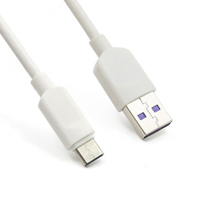 Cable de datos para teléfono móvil con un solo cabezal USB de carga ultrarrápida