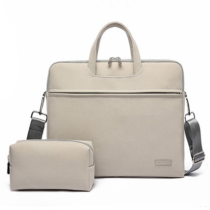 Bolso de piel sintética para portátil, maletín para MacBook Air de 13,3, 14 y 15,6 pulgadas.