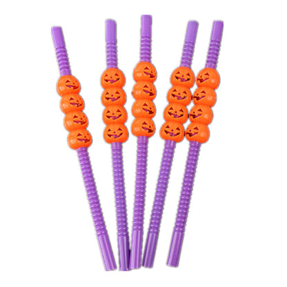 Pajitas de plástico de Halloween