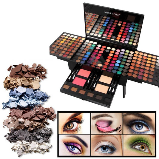 Paleta de maquillaje personalizada con forma de piano, 180 colores, sombras de ojos y rubor