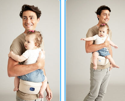 Taburete multifuncional para bebé con asiento frontal, individual para sostener a los niños.