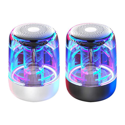 Altavoces portátiles columna Altavoz Bluetooth inalámbrico Bluetooth Radio de graves potente con luz LED de Color Variable