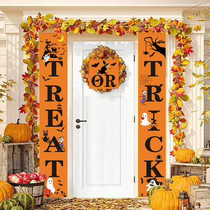 Banner de decoración de Halloween para exteriores con pares de Halloween