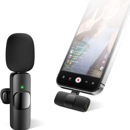 Wireless Lavalier Microphone for iPhone