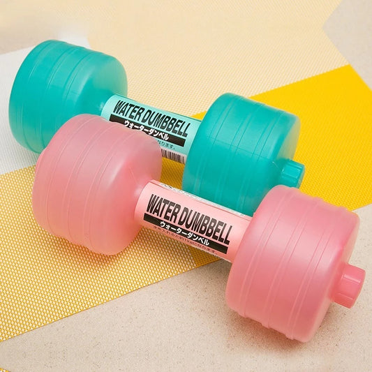 Mancuernas de agua para culturismo, pesas para adelgazar, fitness, equipo de gimnasio, yoga para entrenamiento, deporte, botella de plástico, ejercicio.