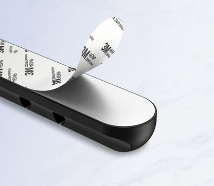 Organizador de cables USB de silicona para escritorio, clips multiusos.