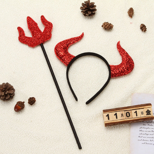 Diadema con hebilla para Halloween, decoración de Halloween