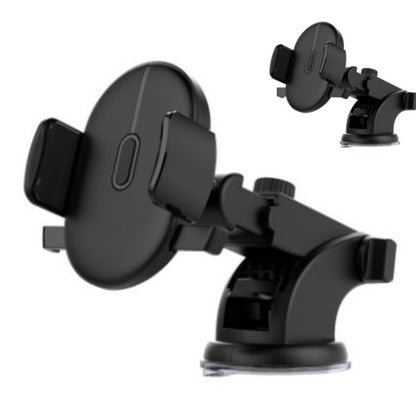Soporte para teléfono de coche con varilla larga telescópica y ventosa para salpicadero de coche.