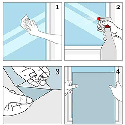 Christmas Snowflake Window Stickers (4 Sheets)