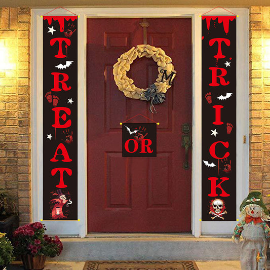 Banner de decoración de Halloween para exteriores con pares de Halloween