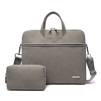 Bolso de piel sintética para portátil, maletín para MacBook Air de 13,3, 14 y 15,6 pulgadas.