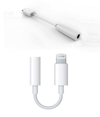 Compatible con Apple, adaptador de auriculares para iPhone 7, cable convertidor de auriculares Lightning a audio de 3,5 mm.