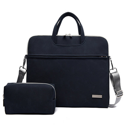 Bolso de piel sintética para portátil, maletín para MacBook Air de 13,3, 14 y 15,6 pulgadas.