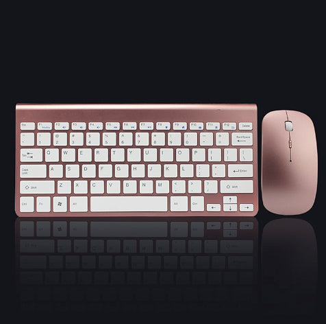 Teclado y ratón inalámbricos de 2,4G, portátiles, mini, para portátiles, Mac, PC de escritorio, Smart TV, PS4.