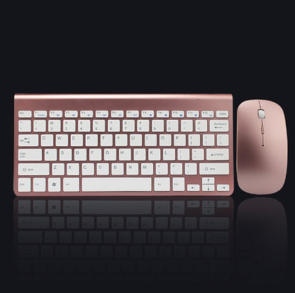 Teclado y ratón inalámbricos de 2,4G, portátiles, mini, para portátiles, Mac, PC de escritorio, Smart TV, PS4.