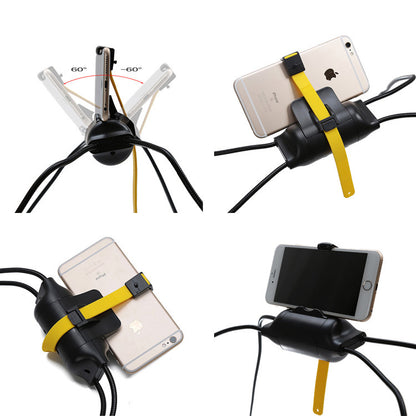 Soporte multifuncional tipo araña para teléfono móvil y tableta