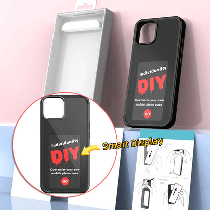 Funda para teléfono con pantalla de tinta electrónica, proyección ilimitada, personalizada, sin batería.