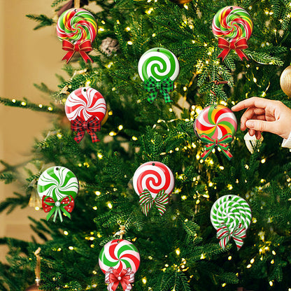 24-Pack Christmas Candy & Lollipop Hanging Ornaments