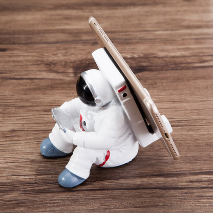 Soporte para teléfono móvil con diseño de astronauta, ideal para estudiantes, ideal como regalo creativo, decoración de escritorio pequeña.