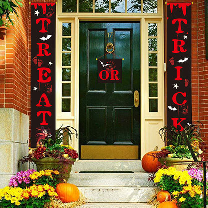 Banner de decoración de Halloween para exteriores con pares de Halloween