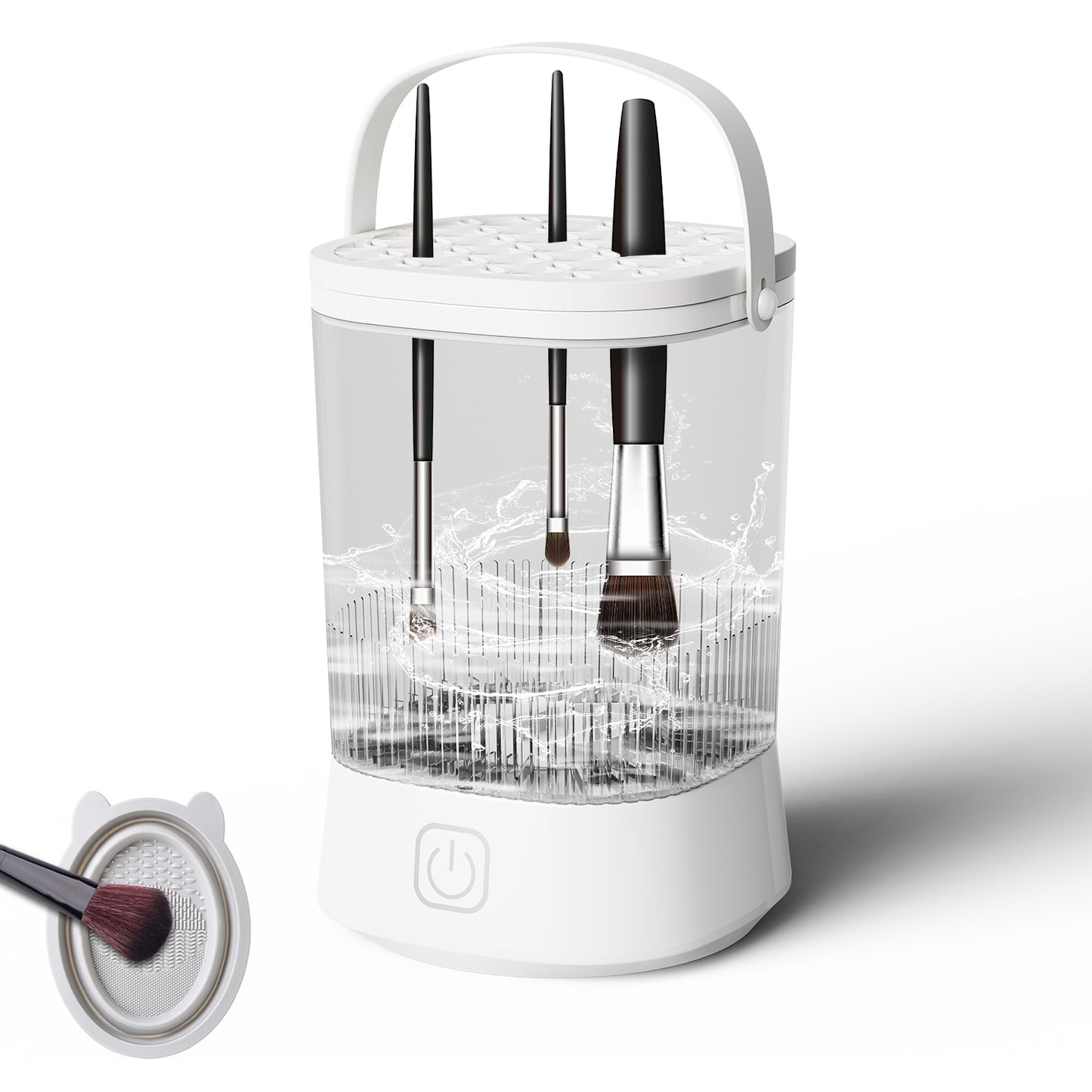 Electric Makeup Brush Cleaner with 9000 RPM Power