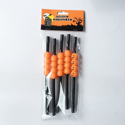 Pajitas de plástico de Halloween