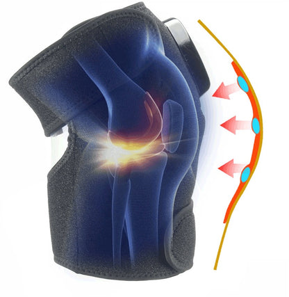 Masajeador eléctrico de rodilla con calefacción por infrarrojos, terapia de vibración, máquina de fisioterapia, masajeador para aliviar el dolor.