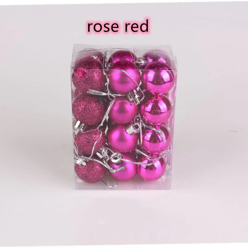 24-Pack Christmas Tree Ornaments